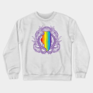 Illinois Mandala Pride Crewneck Sweatshirt